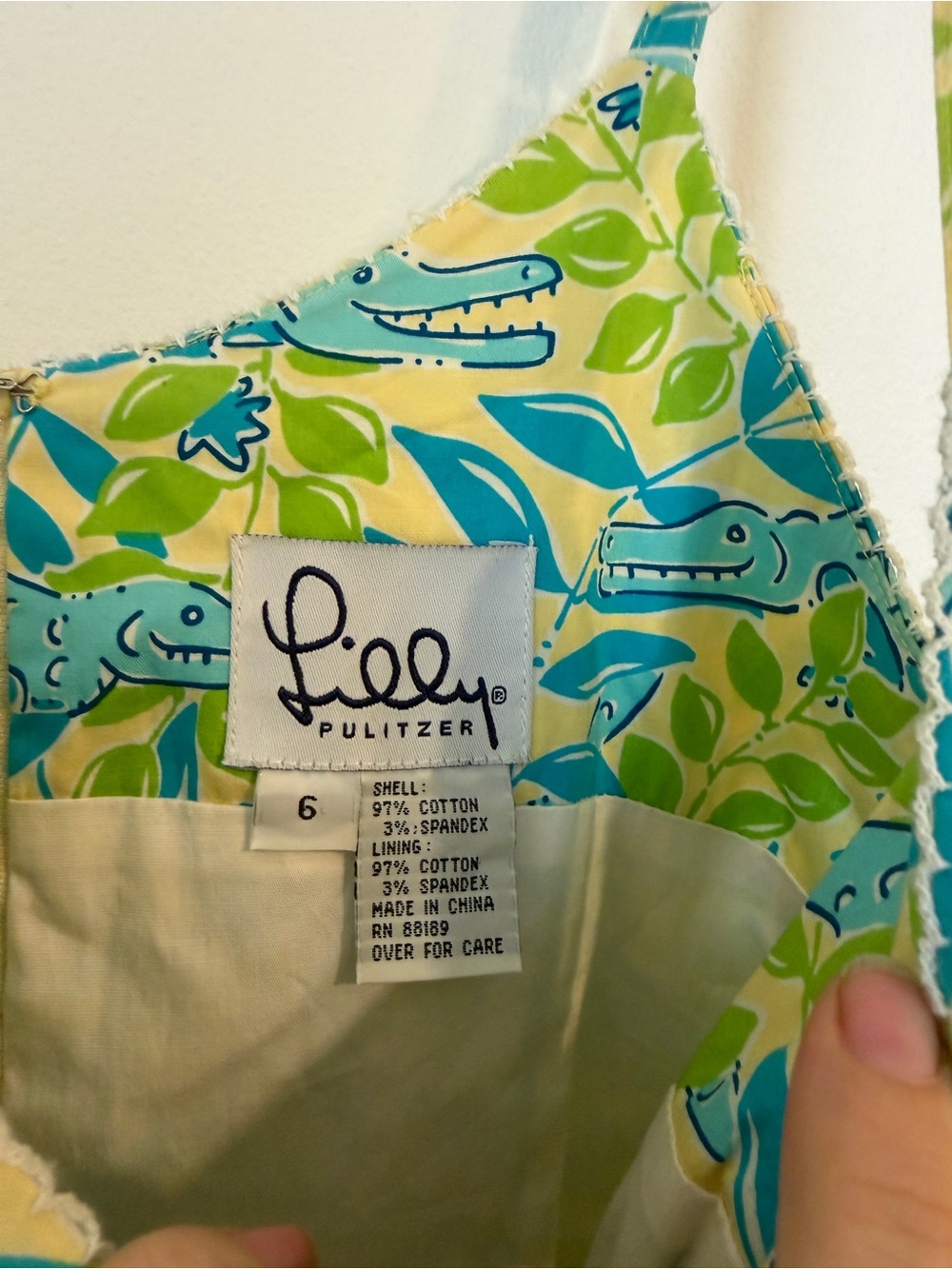 Lilly Pulitzer Alligator Alley Dress - Picture 4 of 4